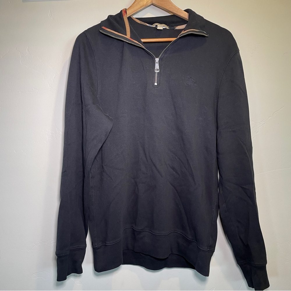 Burberry  Men’s  Admiral 1/4 zip pullover